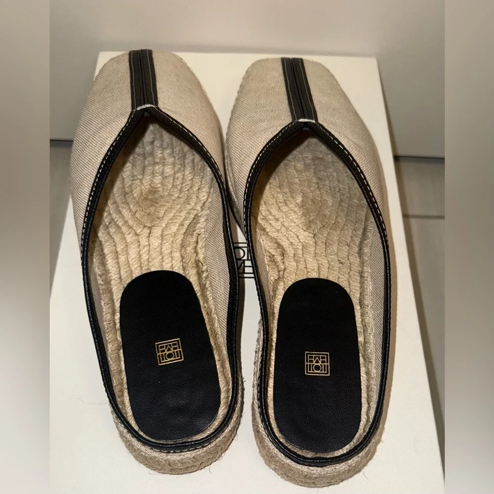 Toteme canvas leather